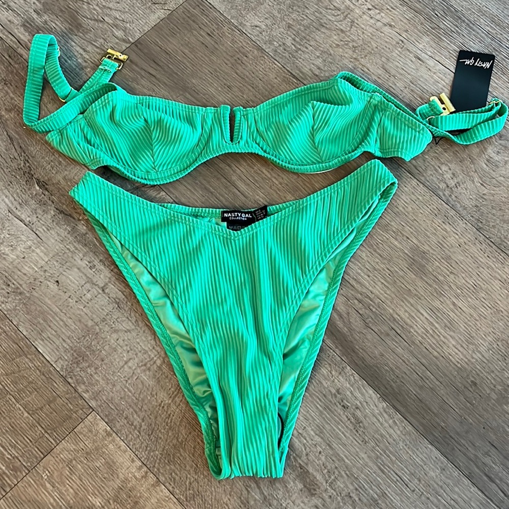 Emerald green bikini